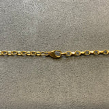 Gold, Chain, Belcher, Filed, Chain, Gold, 9ct, Yellow, (375), Antique, Vintage, 28 inches