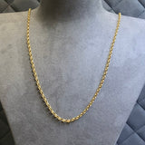 Gold, Chaim, Round Belcher, 9ct,, Yellow, (375), Antique, Vintage, 24 inches