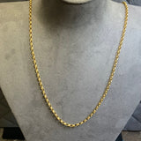Gold, Chaim, Round Belcher, 9ct,, Yellow, (375), Antique, Vintage, 24 inches