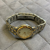 Gucci, Watch, 9000L, Vintage,Men’s, Woman’s, Two Toned, Gold & Silver, Metal Strap, Analog