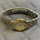 Gucci, Watch, 9000L, Vintage,Men’s, Woman’s, Two Toned, Gold & Silver, Metal Strap, Analog