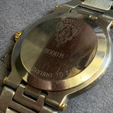 Gucci, Watch, 9000L, Vintage,Men’s, Woman’s, Two Toned, Gold & Silver, Metal Strap, Analog