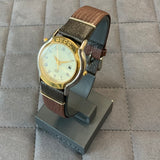 Gucci, Watch, Mondiale, 8200,  JR, Vintage, Woman’s, Two Toned, Gold & Silver, Leather Strap, DC jewellers