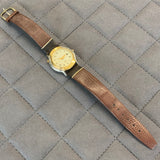 Gucci, Watch, Mondiale, 8200,  JR, Vintage, Woman’s, Two Toned, Gold & Silver, Leather Strap, DC jewellers