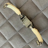 Gucci, Watch, Bamboo, 6800L, Vintage, Woman’s, Stainless Steel, White,  Strap, DC Jewellers