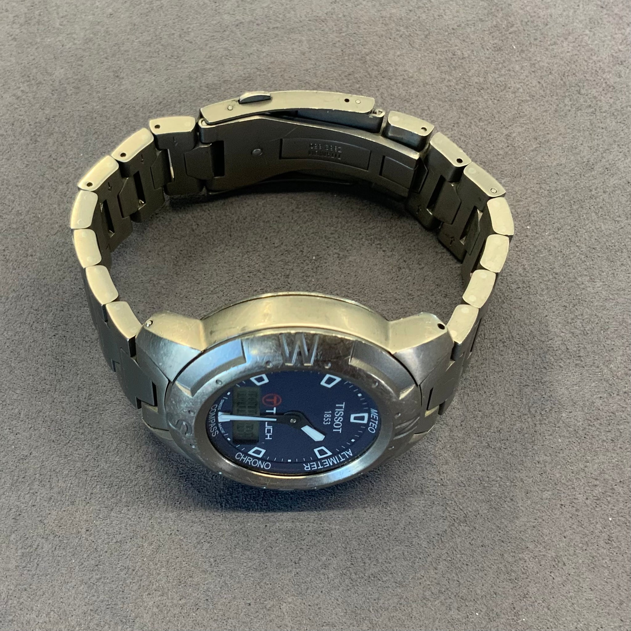Tissot, T-Touch, Watch, Z252/352, Vintage, Mens, Titanium