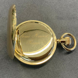 Ludvik Hainz, Pocket Watch, Prague, Vintage, Antique, Hunter, Roman Porcelain Dial, DC Jewellers