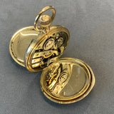 Ludvik Hainz, Pocket Watch, Prague, Vintage, Antique, Hunter, Roman Porcelain Dial, DC Jewellers