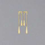 Lucy Quatermaine, Drop, Double Drop  Earrings Front And Back