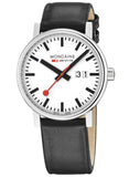 Mondaine, Watch, MSE.40210.LBV, EVO 2, Black, Vegan Grape Leather, 40mm, Date