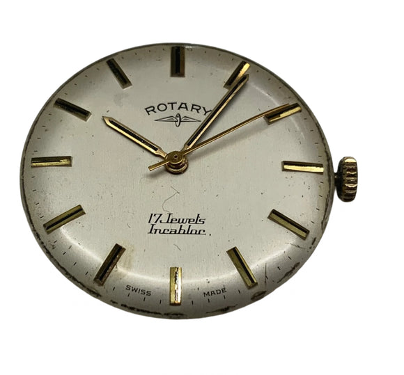 Rotary, Incabloc, AS Movement, 17 Jewels, Cal 1900/01