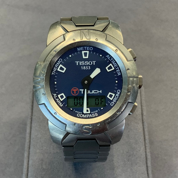 Tissot, T-Touch, Watch, Z252/352, Vintage, Mens, Titanium