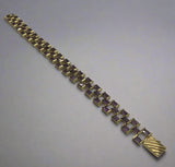 Vintage, Antique, Bracelet, 9ct Yellow Gold, Amethyst