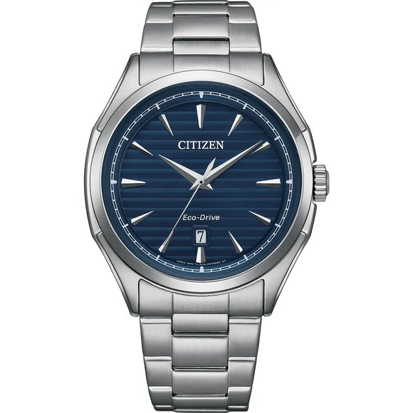 Citizen, Watch, Gents, Men’s Sport, AW1750-85L, Eco-Drive, Blue Dial, Stainless Steel Bracelet