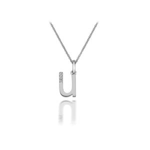 Letter "U", Hot Diamonds, Micro Pendant, DP421