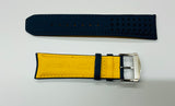 Citizen, Replacement Strap, Blue Angels, 23mm, Leather Watch Band,  AT8020-03L, S081165