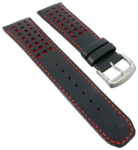 Citizen, Replacement Strap, Red Arrows, 23mm, Leather Watch Band,  AT8060-09E