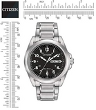 Citizen, Watch, Gents, Men’s Sport, AW0050-82E, Eco Drive, Black Dial