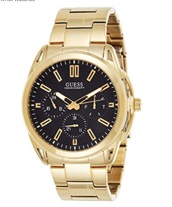 Guess, Watch, Gents, Vertex, Mens Multi Dial, Yellow Gold Plated.