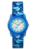 Timex, Watch, Kids, Blue Shark,  Children's.