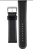 Mondaine, Replacement Strap, FE1622020Q5, Black Leather, 20mm, Evo.