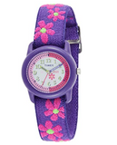 Timex, Watch, Kids, Time Machine, 29mm, Pink Ballerina Elastic Fabric.